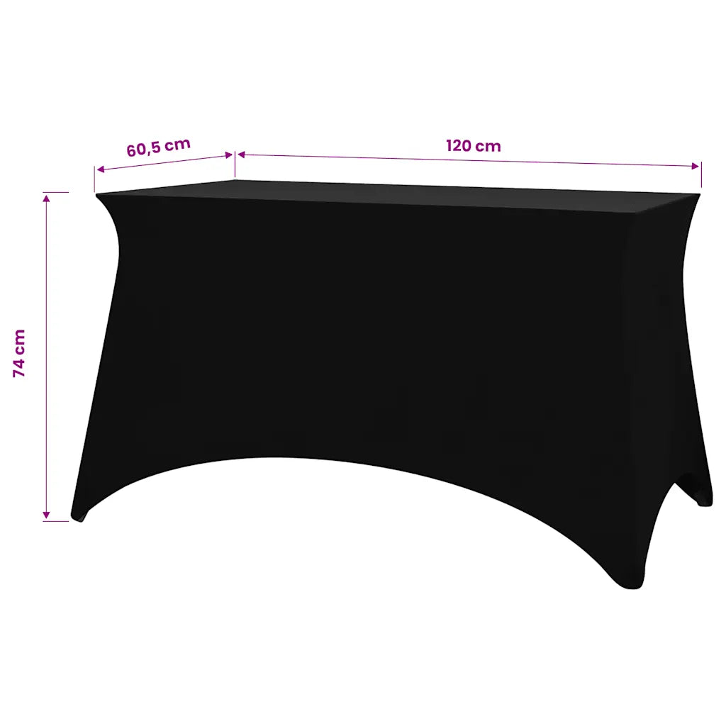 Capa extensível para mesa 2 pcs 120x60,5x74 cm