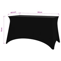 Capa extensível para mesa 2 pcs 120x60,5x74 cm