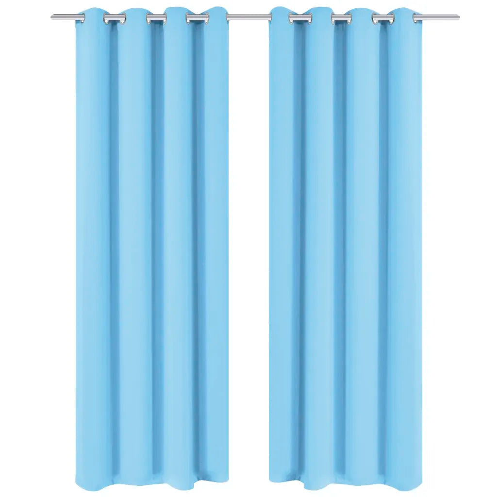 Cortinas blackout com ilhós de metal 270x245 cm