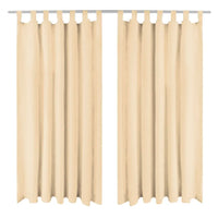 Cortinas de cetim com presilhas 2 pcs 140x225 cm