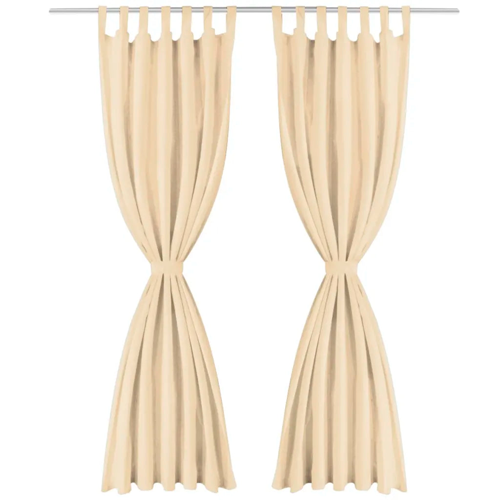 Cortinas de cetim com presilhas 2 pcs 140x225 cm