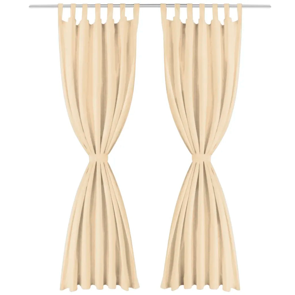 Cortinas de cetim com presilhas 2 pcs 140x245 cm