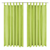 Cortinas de cetim com presilhas 2 pcs 140x175 cm
