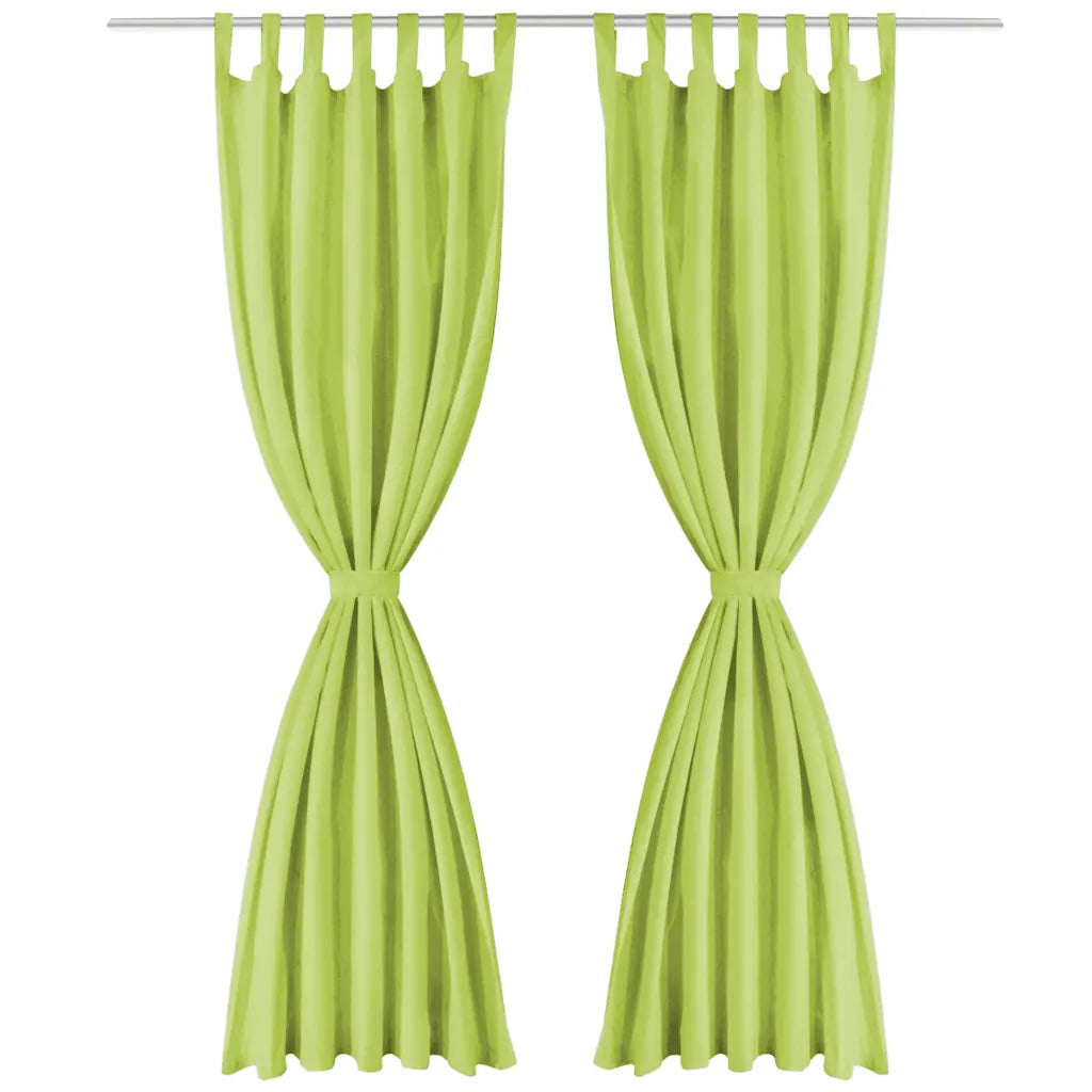 Cortinas de cetim com presilhas 2 pcs 140x175 cm