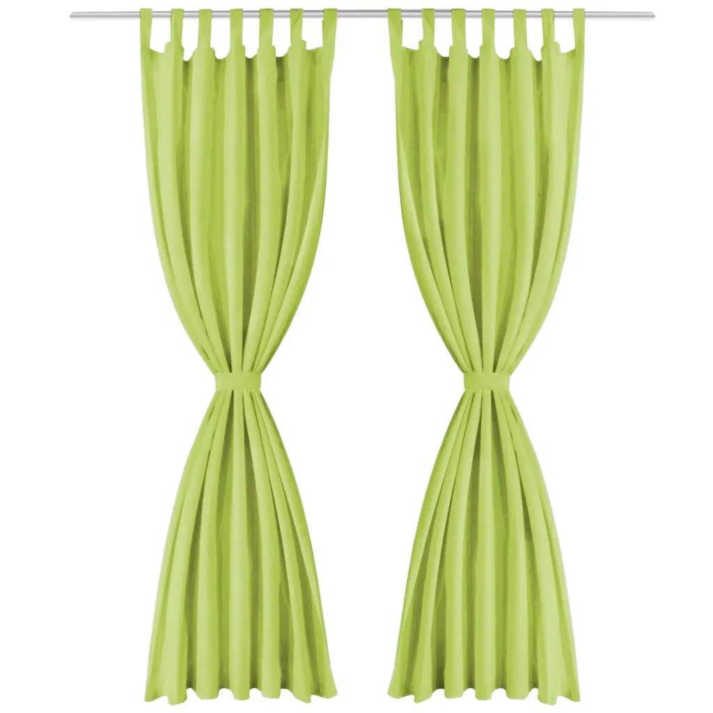 Cortinas de cetim com presilhas 2 pcs 140x225 cm