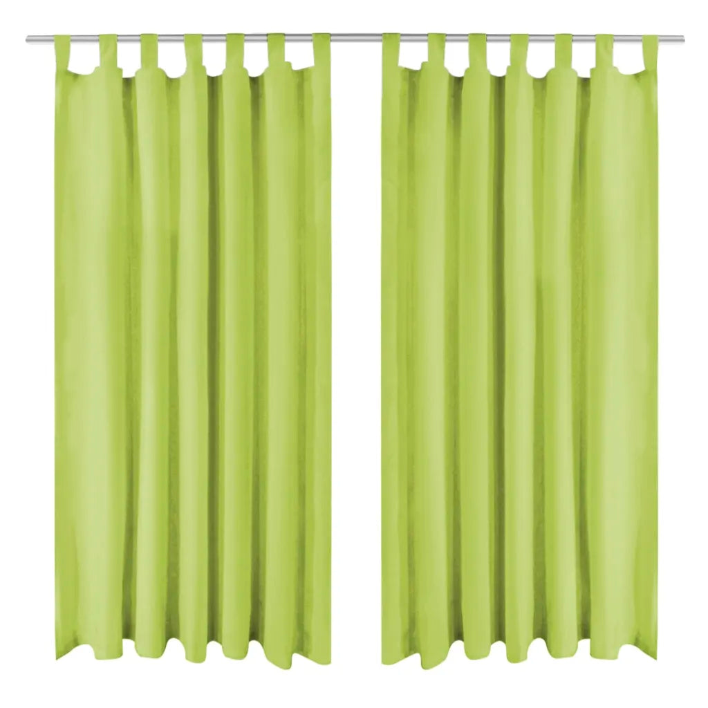Cortinas de cetim com presilhas 2 pcs 140x245 cm