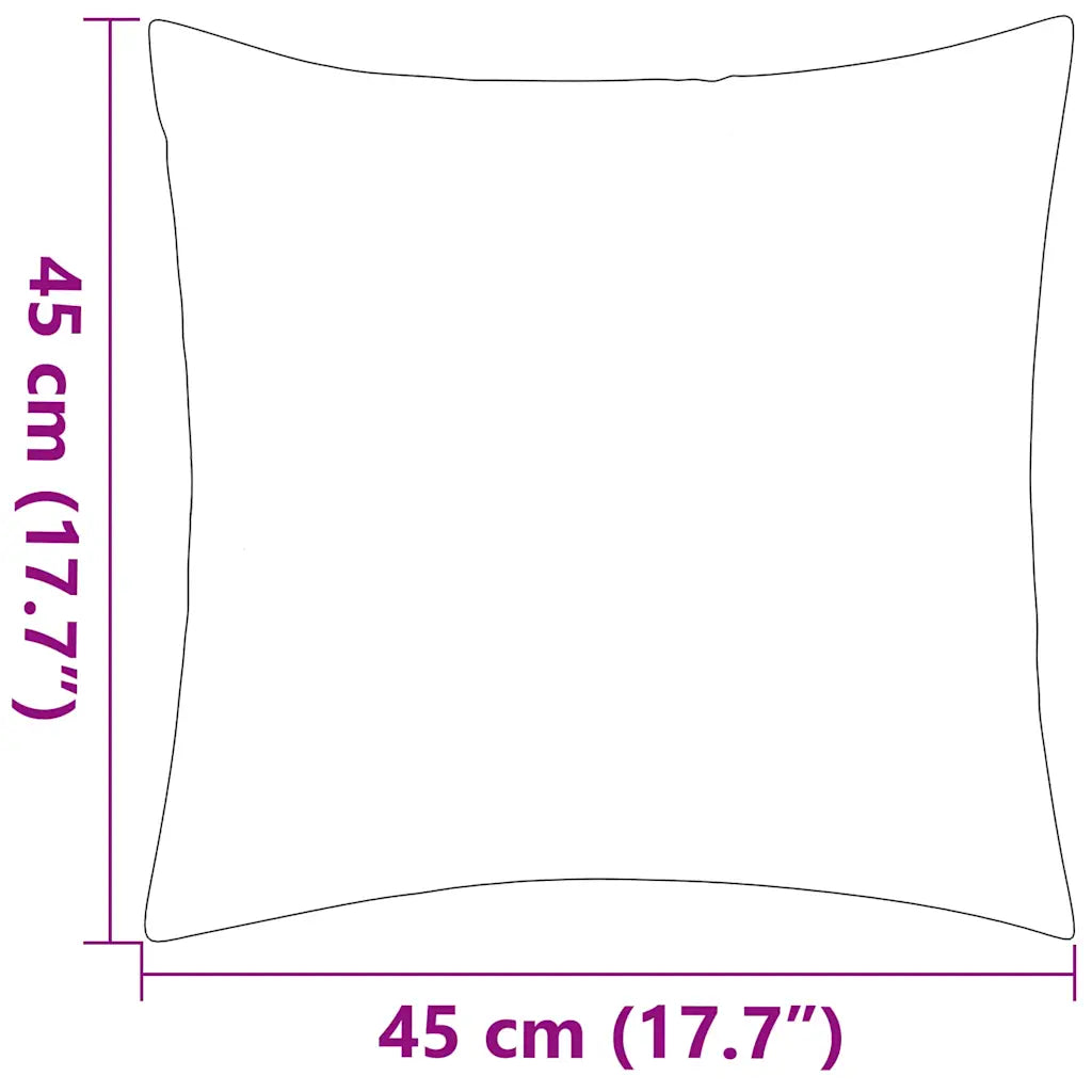 Almofadas para exterior 4 pcs 45x45 cm  maça