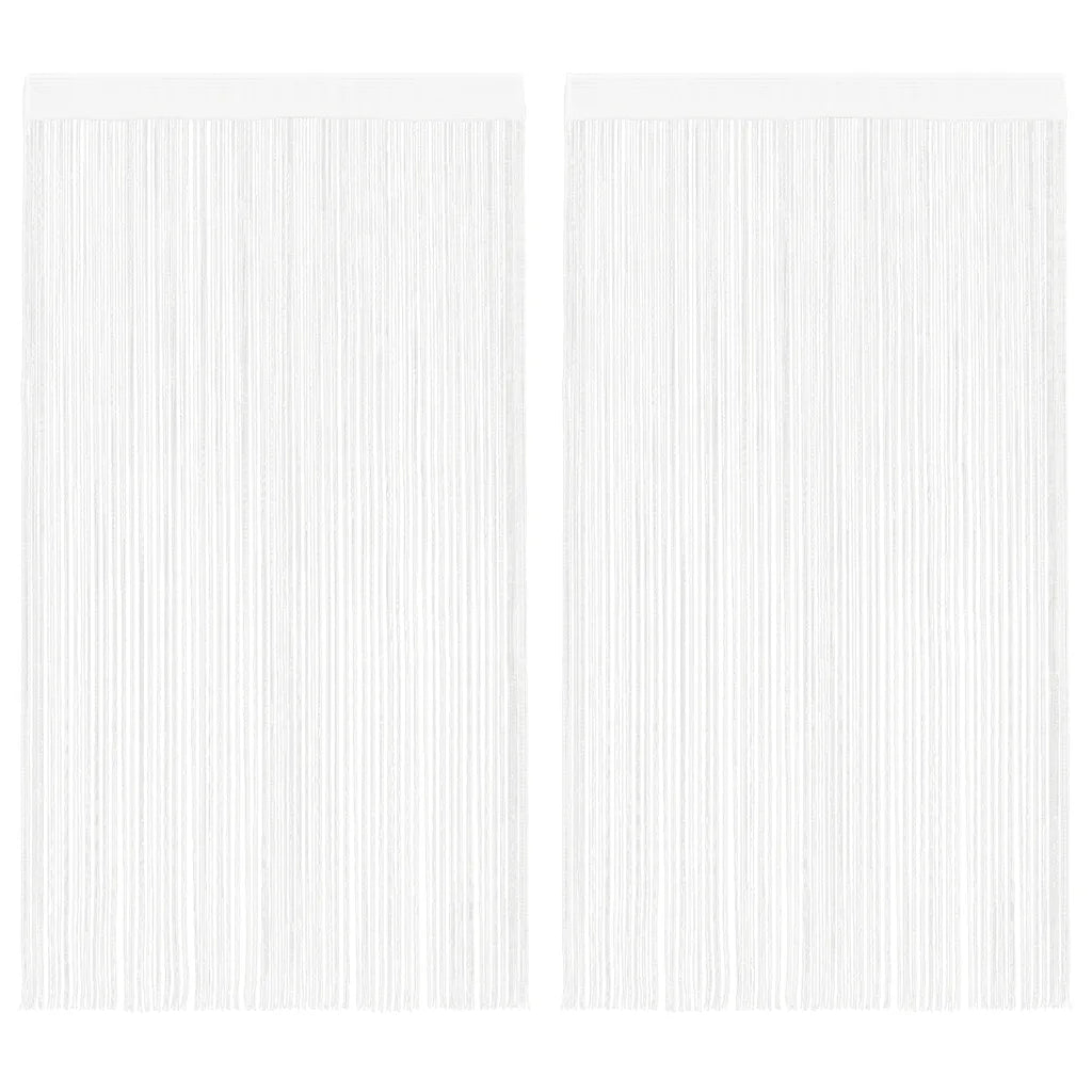 Cortinas de fios 2 pcs 100x250 cm