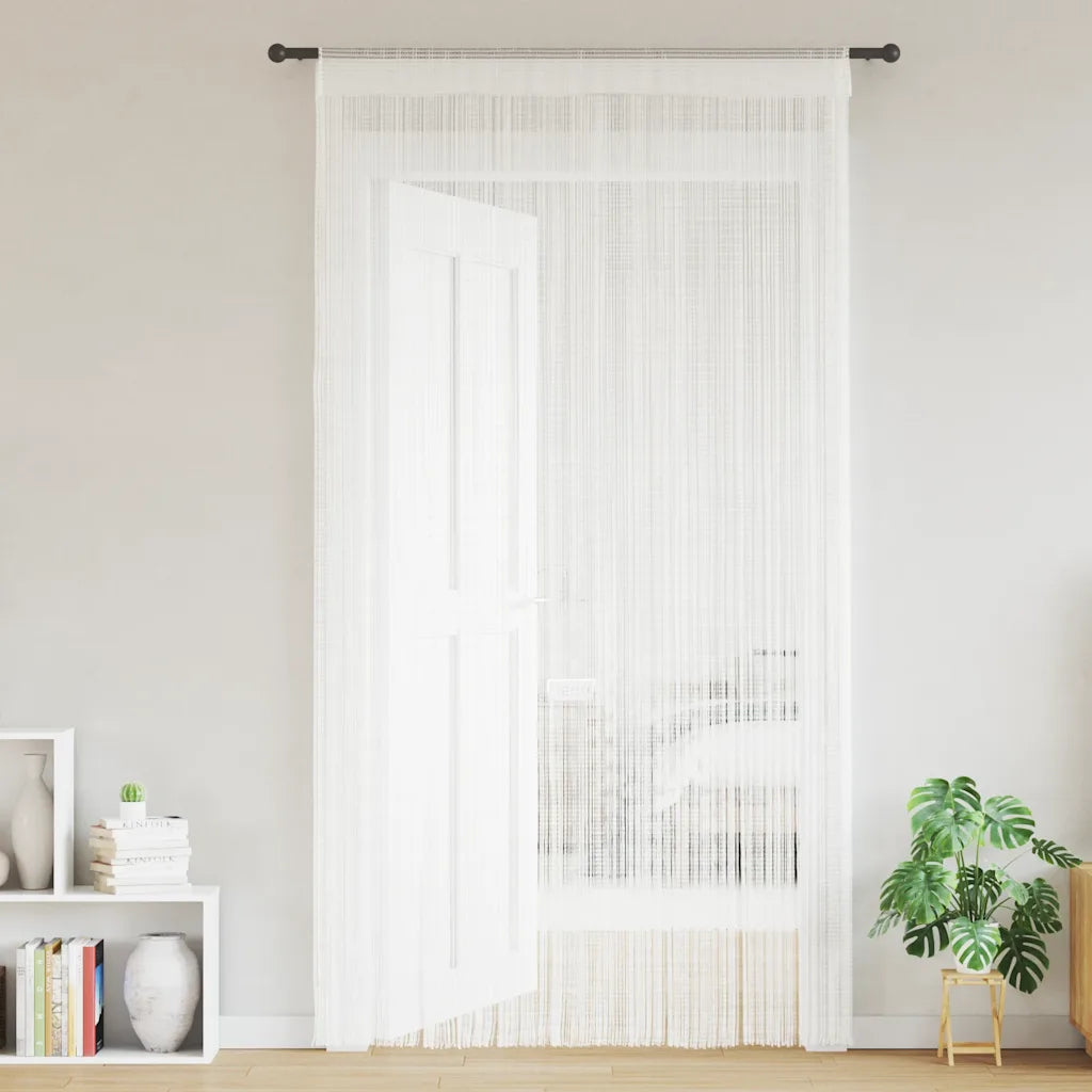 Cortinas de fios 2 pcs 100x250 cm