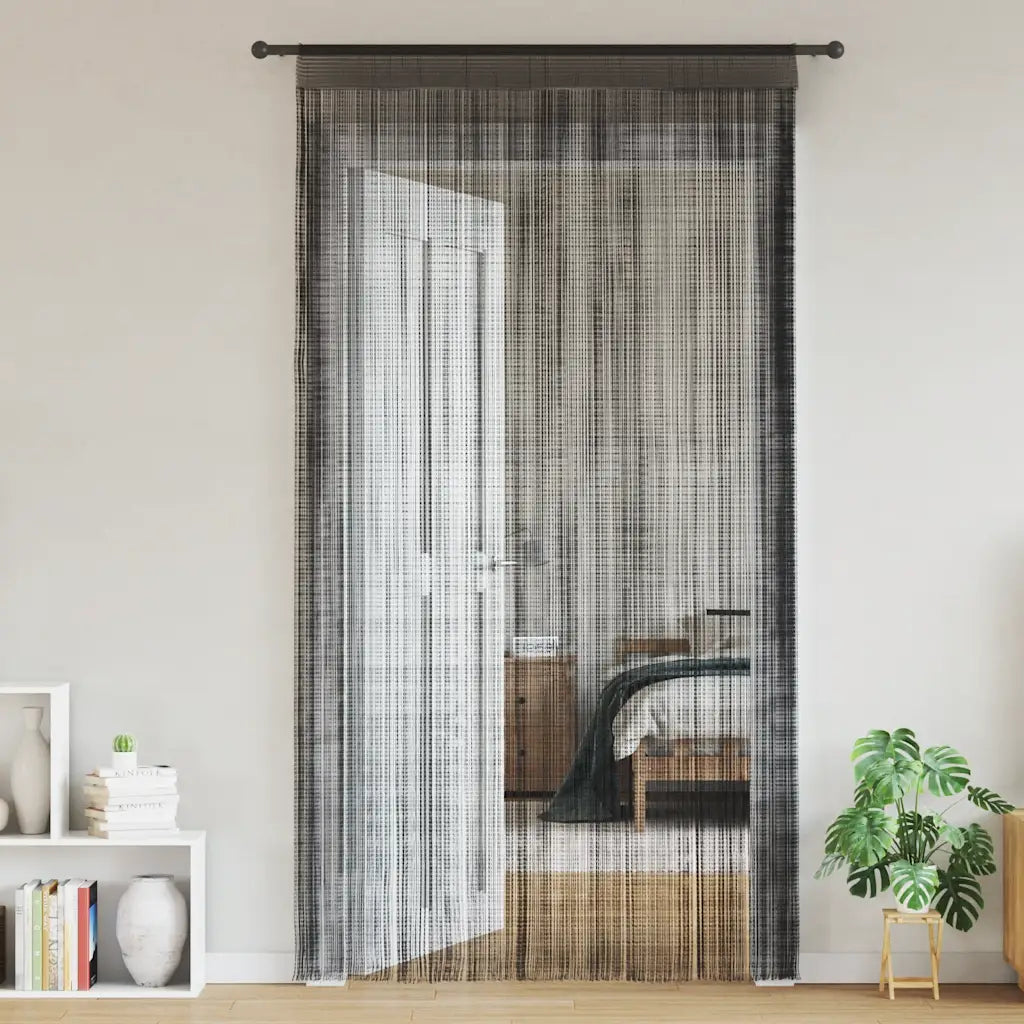 Cortinas de fios 2 pcs 100x250 cm
