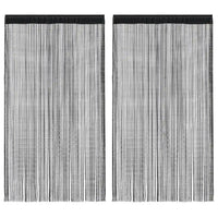 Cortinas de fios 2 pcs 140x250 cm