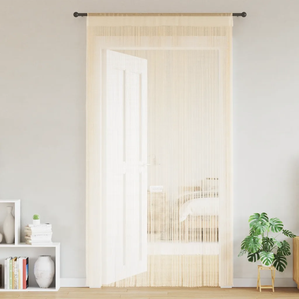 Cortinas de fios 2 pcs 140x250 cm