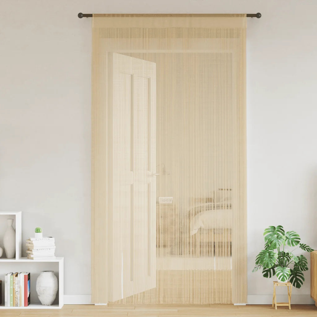 Cortinas de fios 2 pcs 100x250 cm
