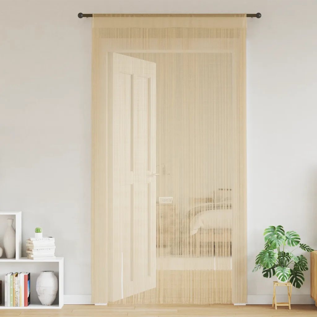 Cortinas de fios 2 pcs 140x250 cm