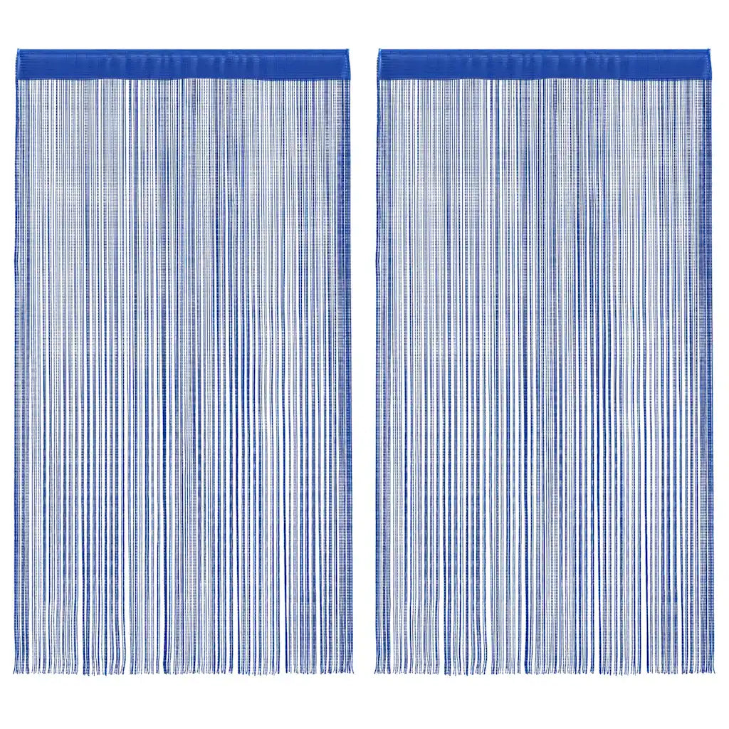 Cortinas de fios 2 pcs 100x250 cm