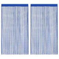 Cortinas de fios 2 pcs 100x250 cm