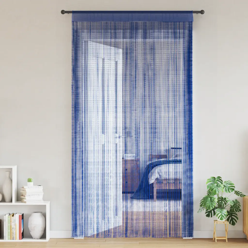 Cortinas de fios 2 pcs 100x250 cm