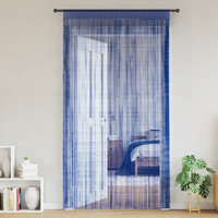 Cortinas de fios 2 pcs 100x250 cm