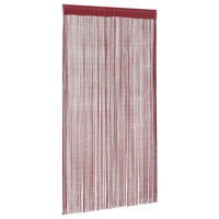 Cortinas de fios 2 pcs 100x250 cm bordô