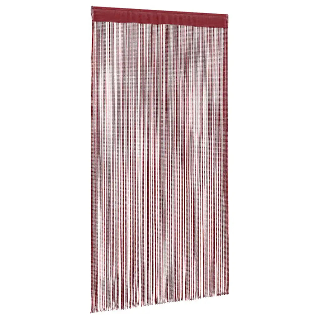 Cortinas de fios 2 pcs 140x250 cm bordô