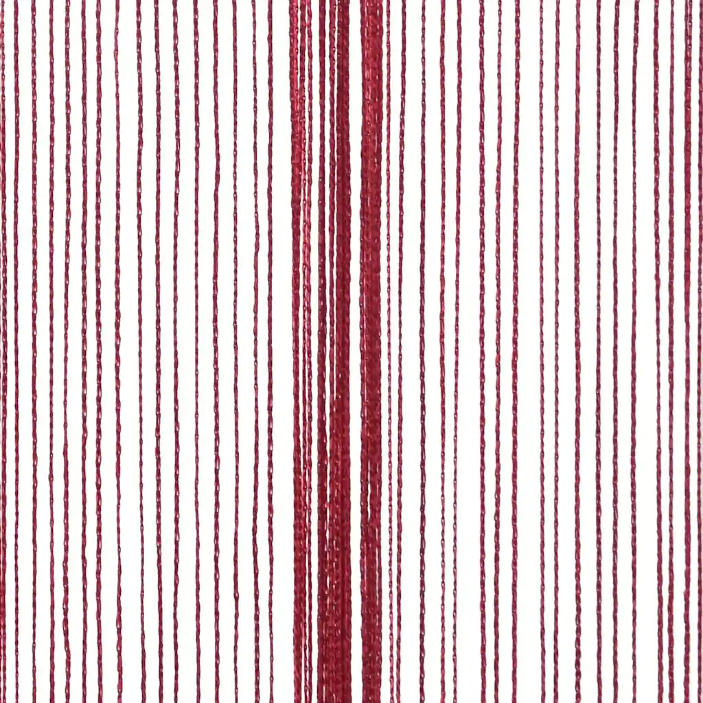 Cortinas de fios 2 pcs 140x250 cm bordô