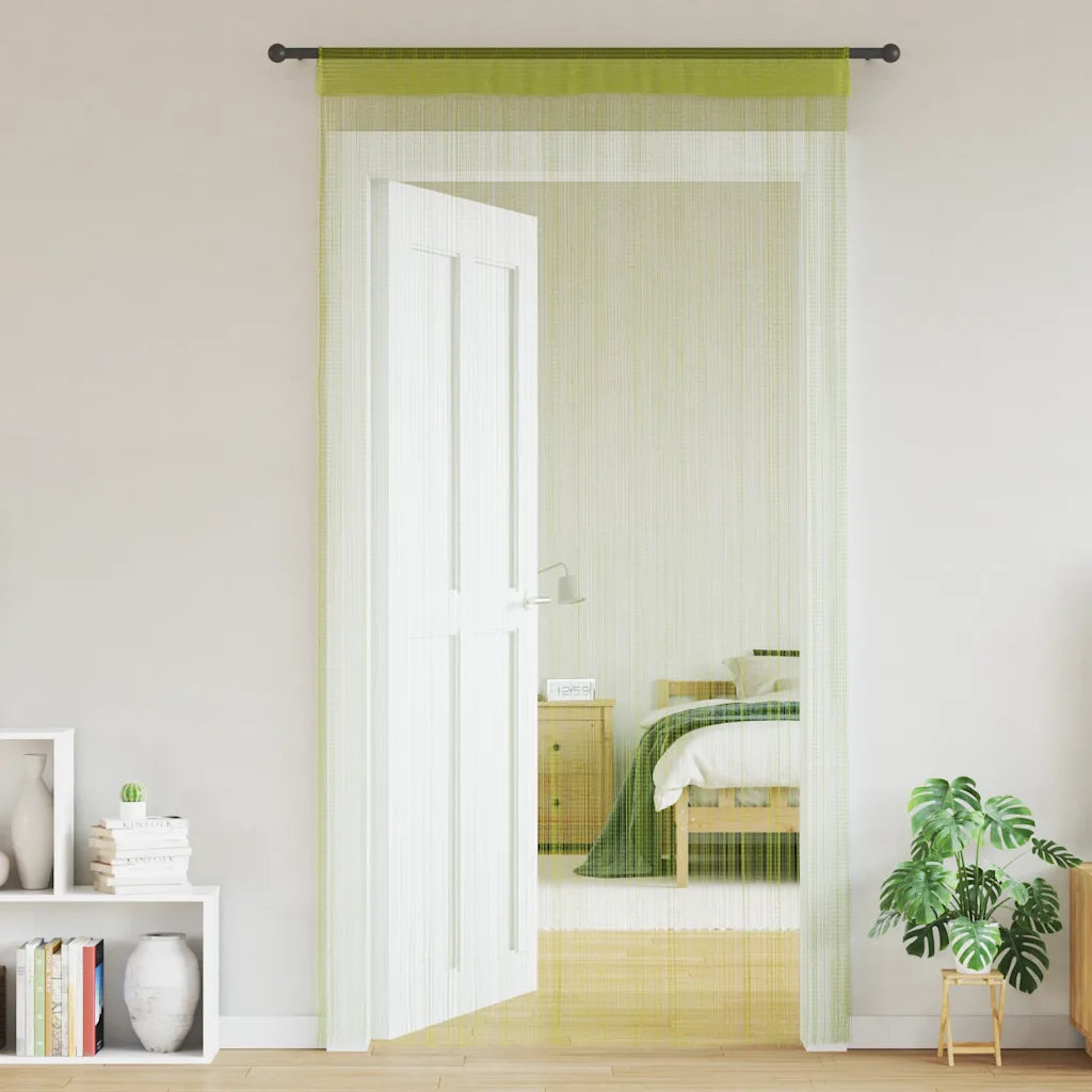 Cortinas de fios 2 pcs 100x250 cm