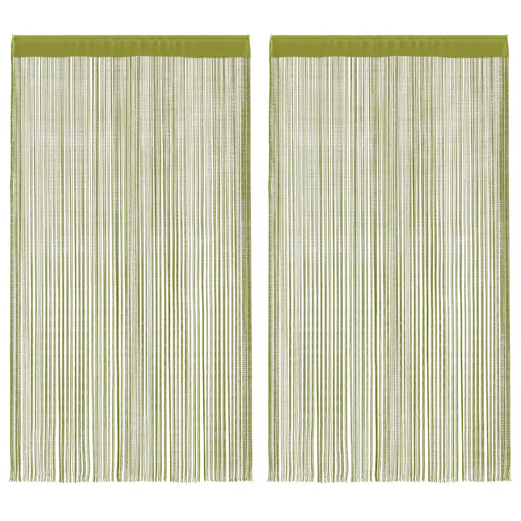 Cortinas de fios 2 pcs 140x250 cm