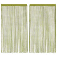 Cortinas de fios 2 pcs 140x250 cm