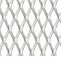 Cerca de arame p/ jardim aço inoxidável 50x50 cm 20x10x2 mm