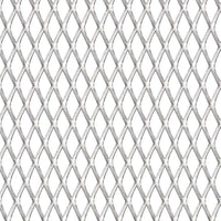 Cerca de arame p/ jardim aço inoxidável 100x85 cm 20x10x2 mm