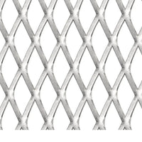 Cerca de arame p/ jardim aço inoxidável 50x50 cm 30x17x2,5 mm