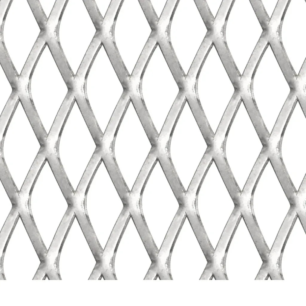 Cerca de arame p/ jardim aço inoxidável 100x85 cm 45x20x4 mm