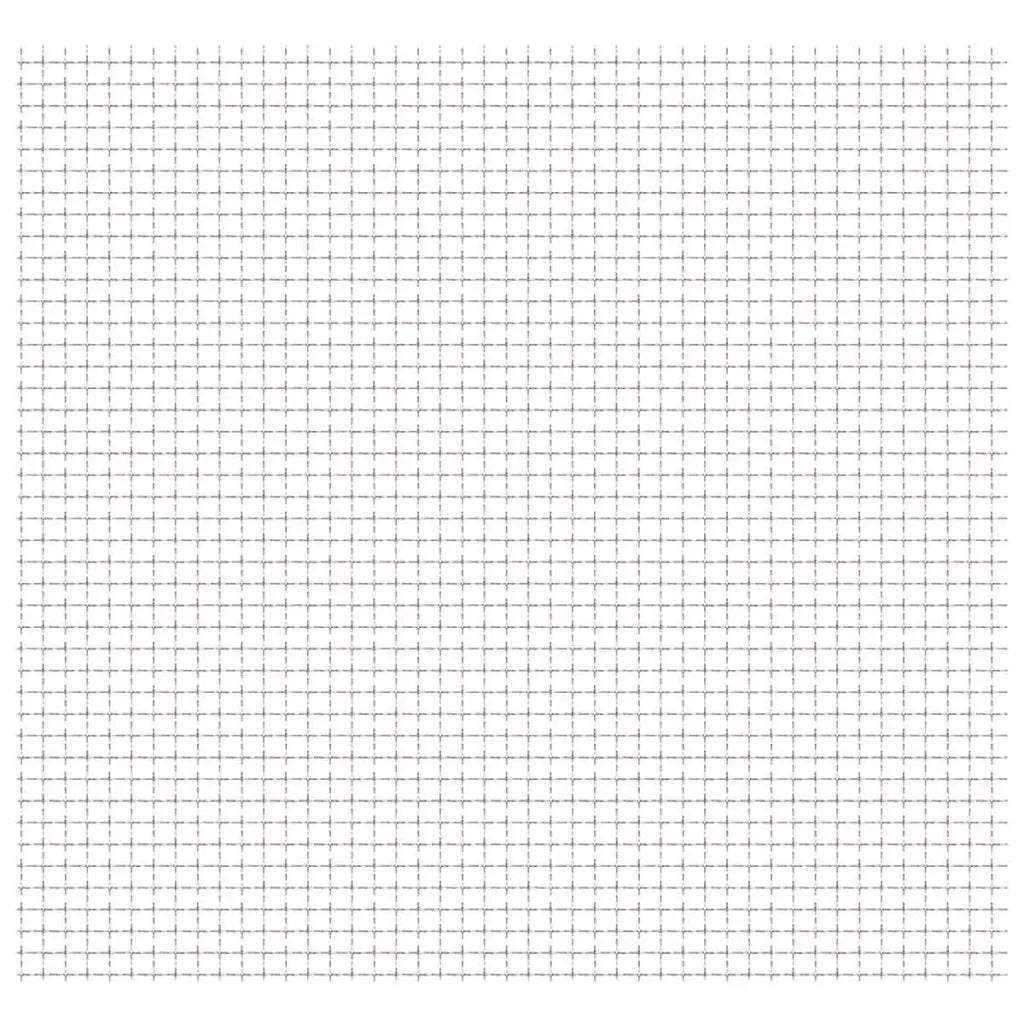 Cerca de arame frisado aço inoxidável 50x50 cm 31x31x3 mm