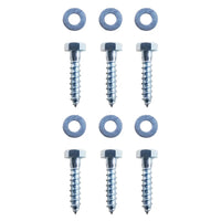 Âncora de fixação no chão em L 2 pcs aço galvanizado 5x5x50 cm