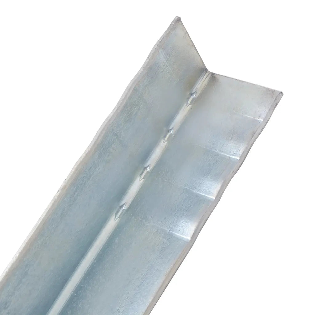 Âncora de fixação no chão em L 12 pcs aço galvanizado 5x5x50 cm