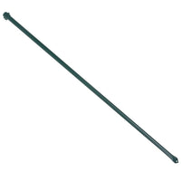 vidaXL Postes de jardim 10 pcs 1 m metal verde