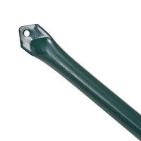 vidaXL Postes de jardim 10 pcs 1 m metal verde