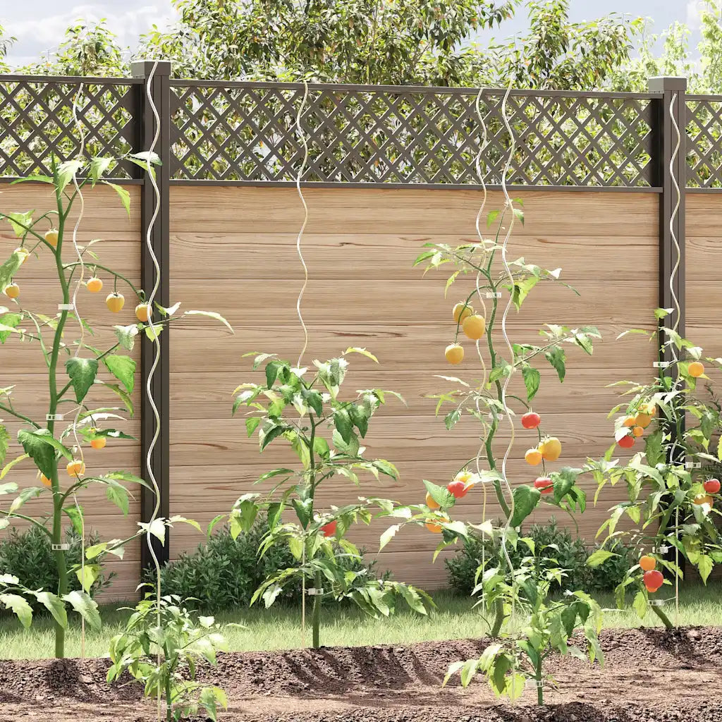 Suportes para plantas em espiral 50 pcs  aço galvanizado