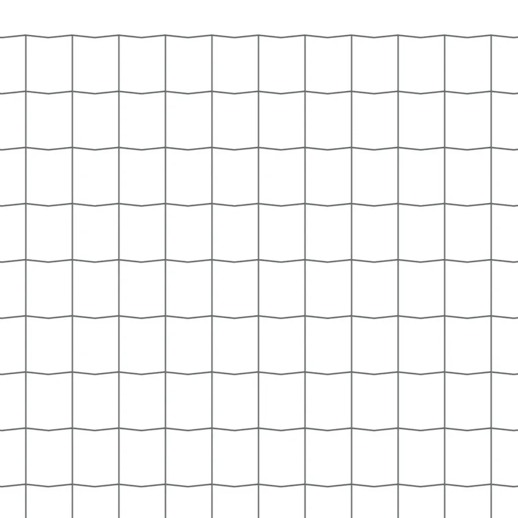 Cerca 10x1,2 m aço cinzento