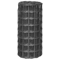 Cerca 25x0,8 m aço cinzento