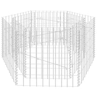 Canteiro elevado/cesto gabião hexagonal 100x90x50 cm