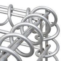 Cesto gabião em forma de U aço galvanizado 160x20x150 cm