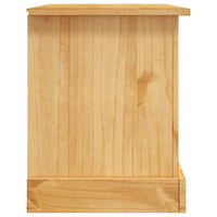 vidaXL Móvel de TV Corona Range em pinho mexicano 91x43x56 cm