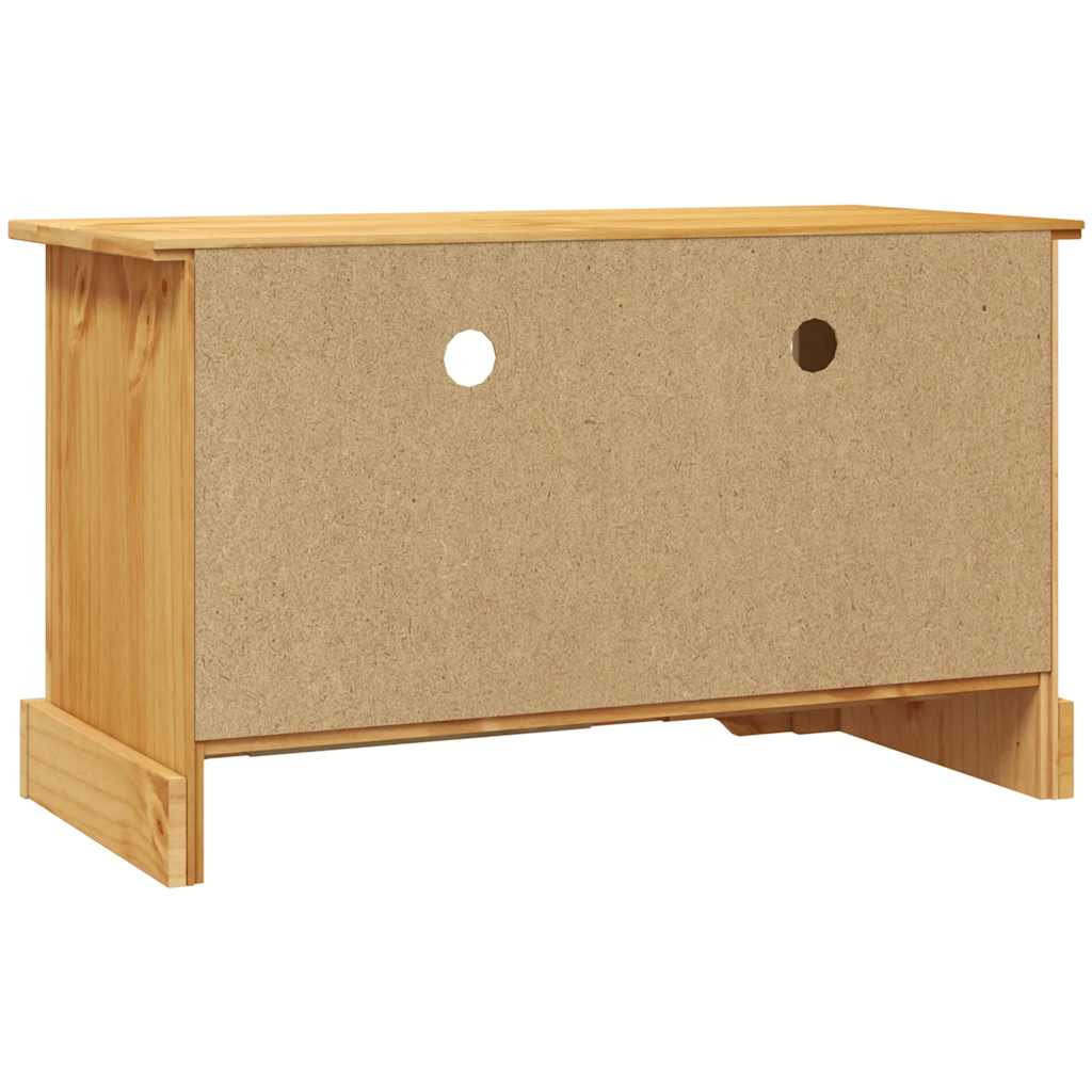 vidaXL Móvel de TV Corona Range em pinho mexicano 91x43x56 cm