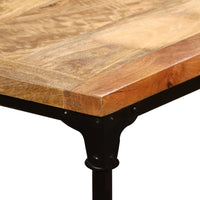 vidaXL Mesa de jantar madeira de mangueira maciça 240 cm