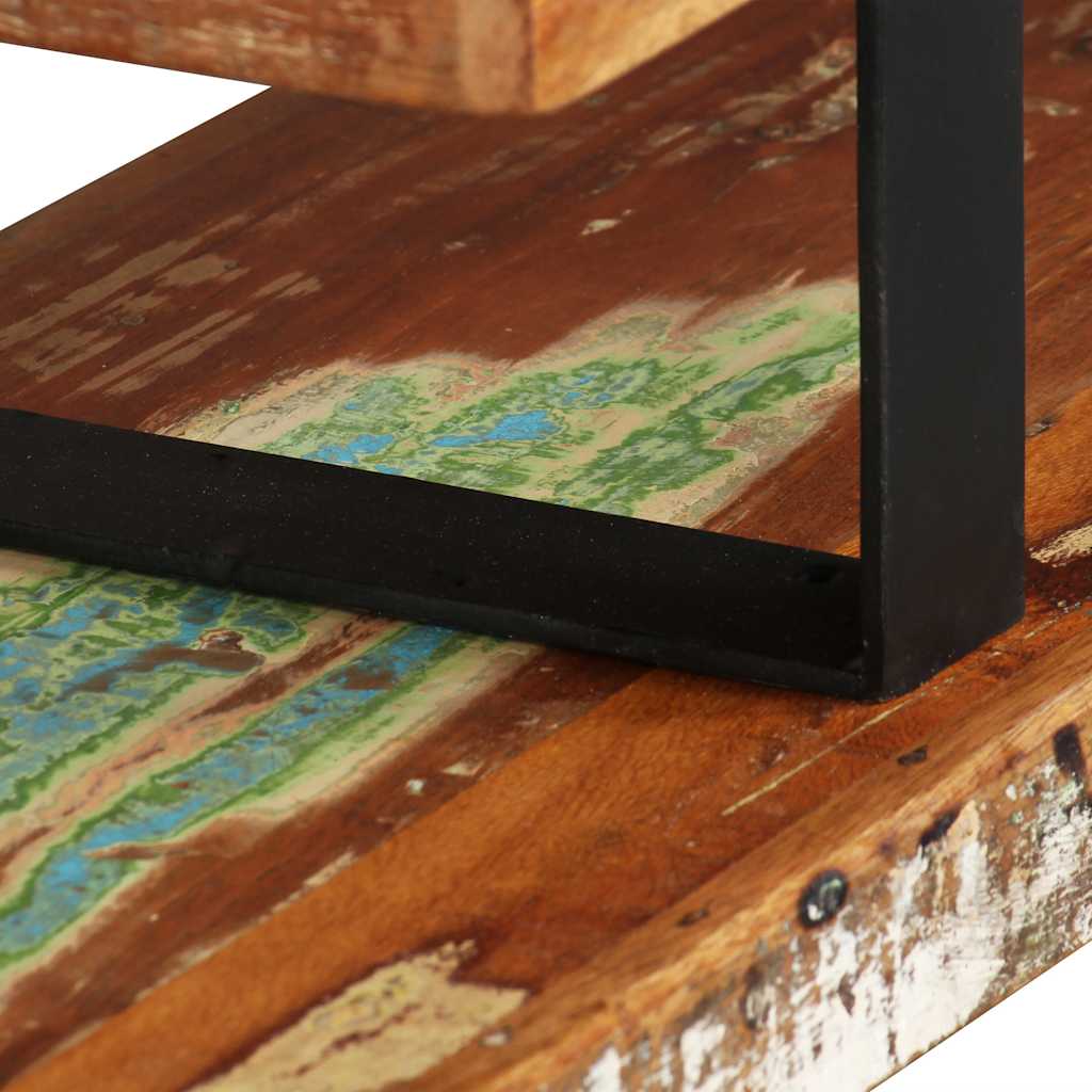 vidaXL Móvel TV madeira recuperada maciça