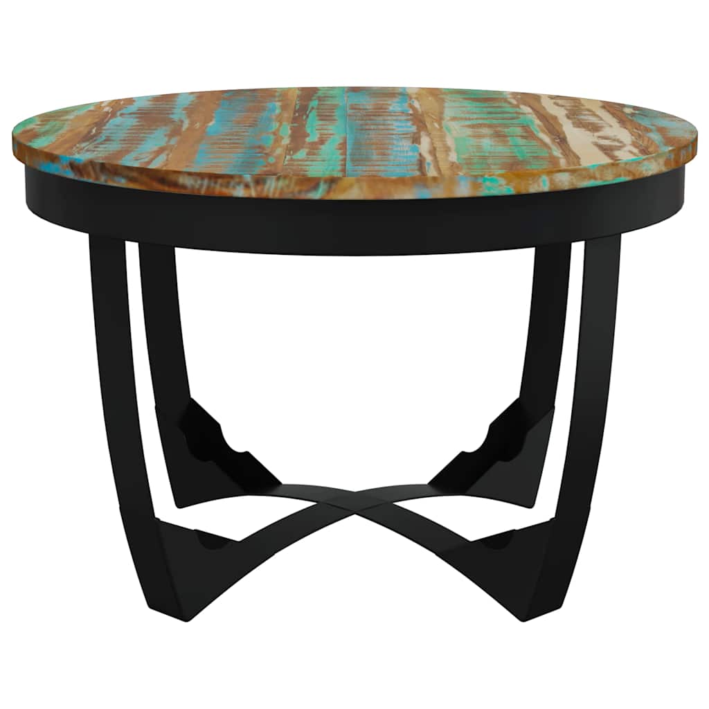 vidaXL Mesa de centro madeira reciclada maciça 60x40 cm