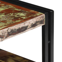 vidaXL Móvel de TV em madeira recuperada maciça 120x30x40 cm