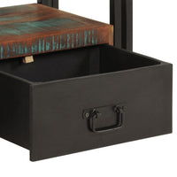 vidaXL Móvel de TV em madeira recuperada maciça 120x30x40 cm