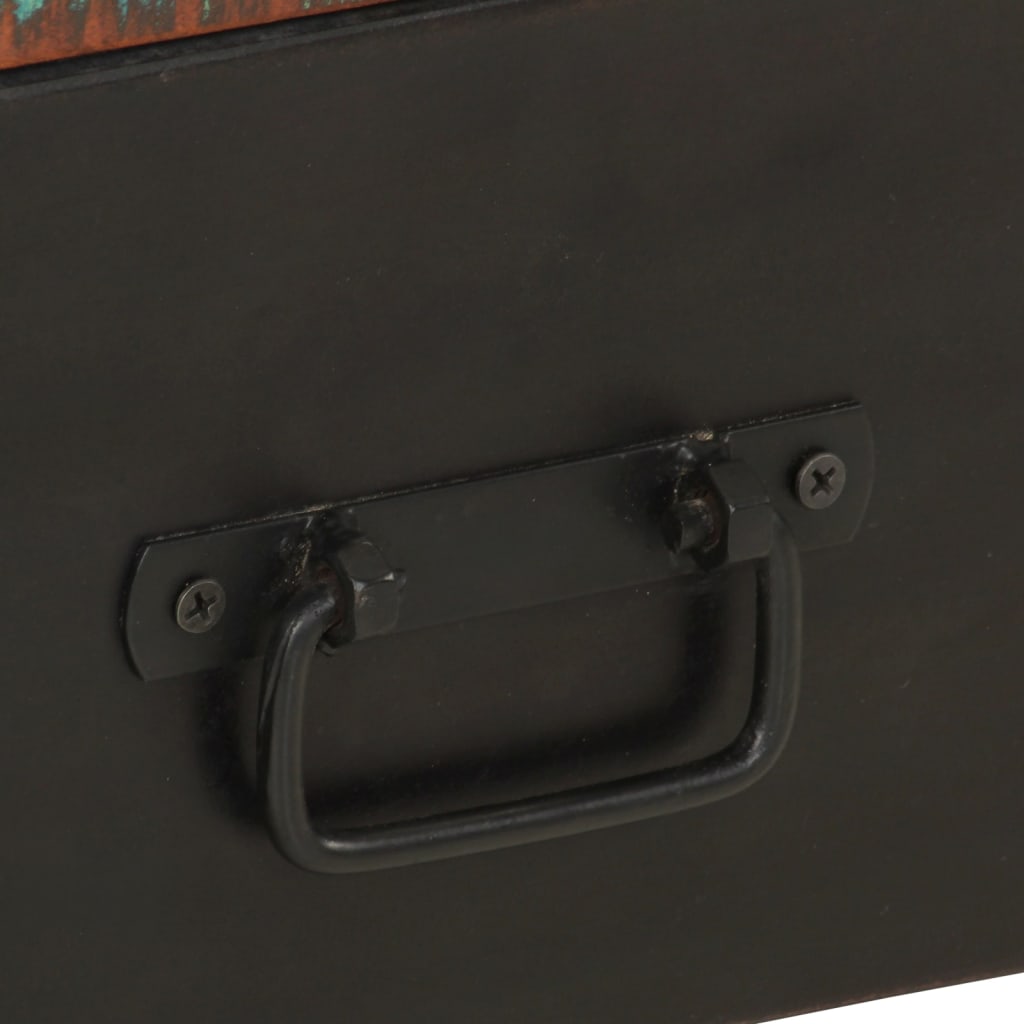 vidaXL Móvel de TV em madeira recuperada maciça 120x30x40 cm